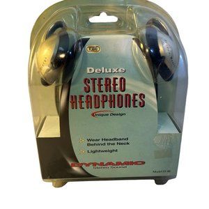 VINTAGE Deluxe Stereo Headphones BRAND NEW IN BOX